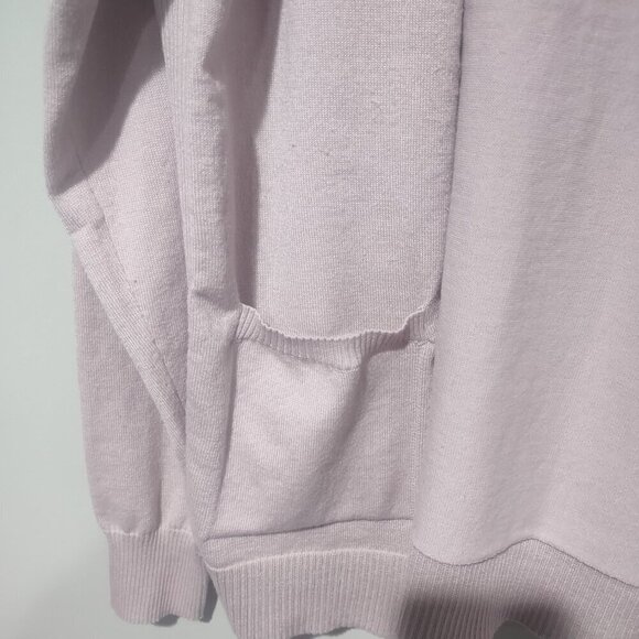 Women's Baby Pink Cardigan Jacket Sweater Size XL - Picture 5 of 7